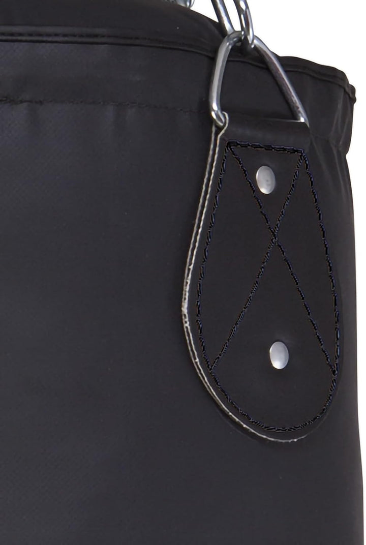 PAFFEN SPORT «Allround» Box- und Kick-Boxsack mit Kettenaufhängung Schwarz 100 cm; gefüllt, Schwarz