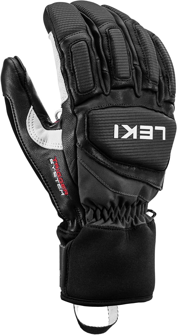 LEKI Griffin Pro 3D Handschuhe Skihandschuhe Fingerhandschuhe 8.5 schwarz-weiss, 8.5 schwarz-weiss