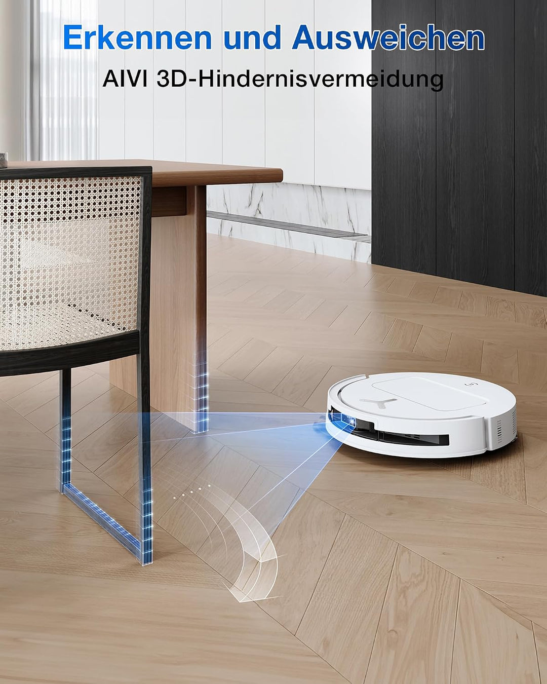 ECOVACS DEEBOT T50 Omni Saugroboter mit Wischfunktion,15.000 Pa, T30 Omni-Upgrade, Ausziehbare Seite
