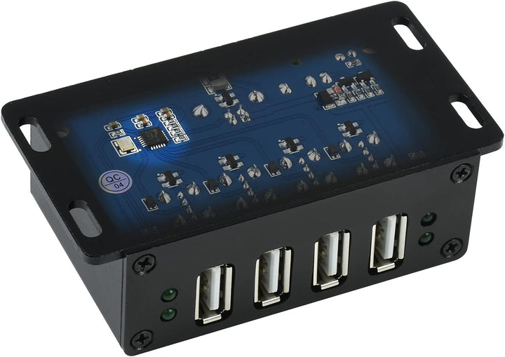 Waveshare Industrial Grade USB HUB with Extending 4X USB 2.0 Ports Support Multiple OS Plug and Play