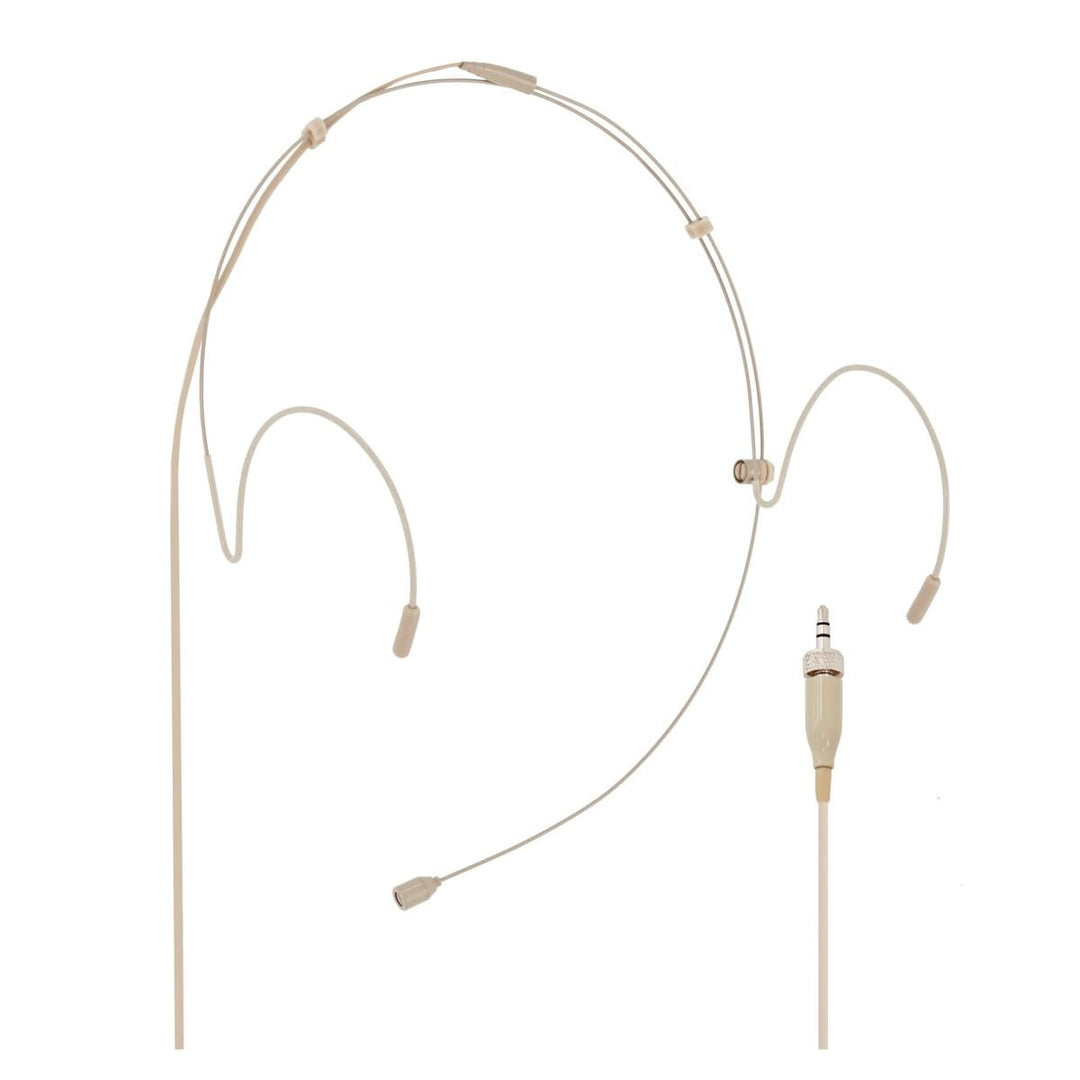 SubZero Kopfbügelmikrofon, kompatibel mit Sennheiser-Funksystemen, Beige