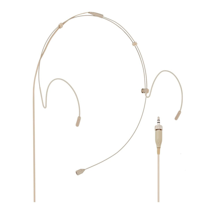 SubZero Kopfbügelmikrofon, kompatibel mit Sennheiser-Funksystemen, Beige