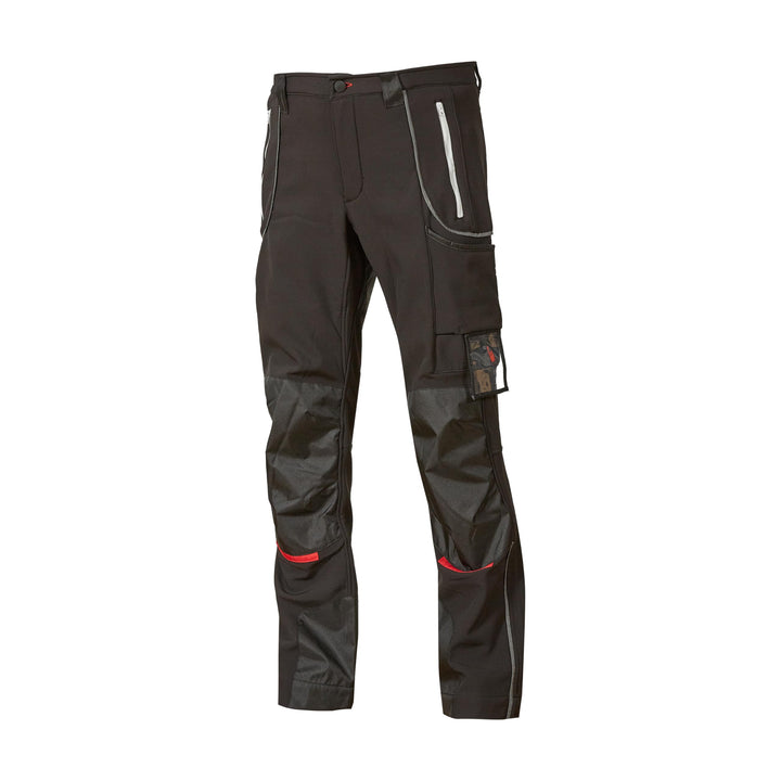 U-Power SY008BC/56 Softshell-Hose "Pit", schwarz, Grösse 56