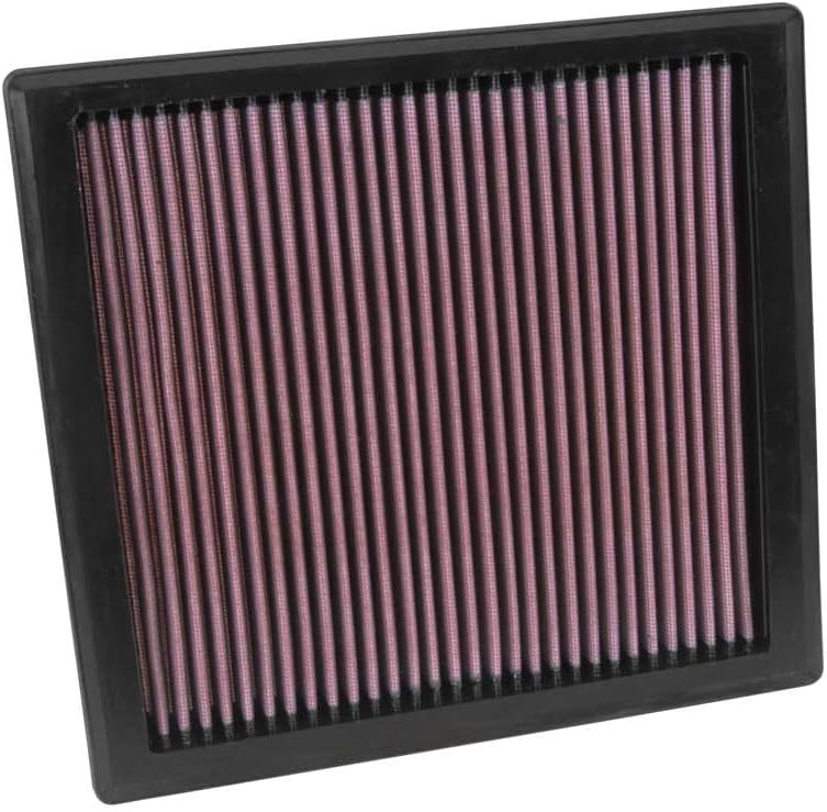 K&amp;N 33-5030 Waschbarer und wiederverwendbarer KFZ Tauschluftfilter , Rot, 33-5030