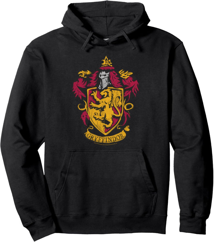 Harry Potter Drawn Gryffindor Crest Pullover Hoodie