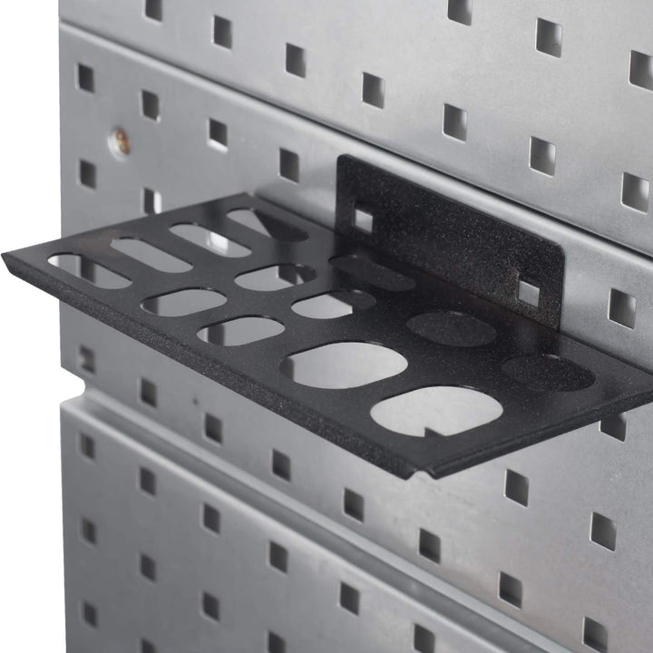 PAFEN Werkzeugwand aus Metall - 1160 mm x 770 mm - Set 42 Werkzeughaltern mit Lochwand Lagersystem W