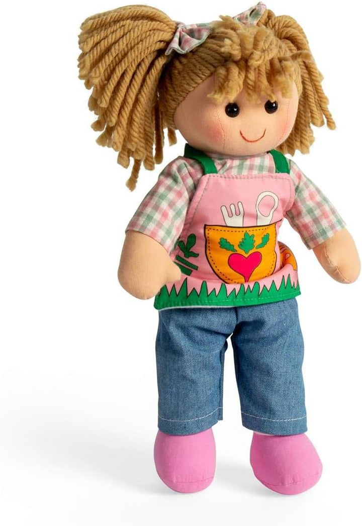 Bigjigs Spielzeug Elsie 30cm Weiche Rag Doll