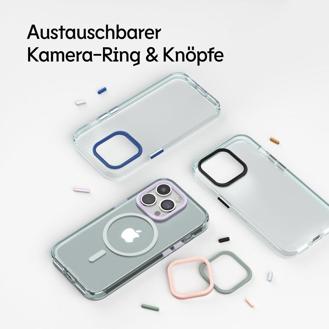 RHINOSHIELD Crystal Clear Case kompatibel mit [iPhone 15 Plus] | Fortschrittliche Vergilbungsresiste