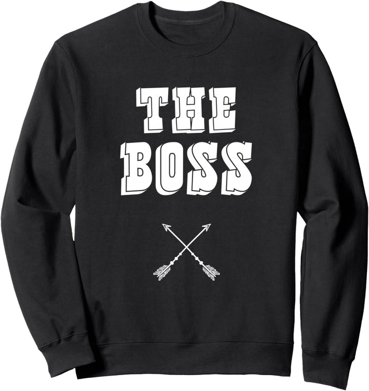 Husband Father The Boss Matching Couples Sweatshirt