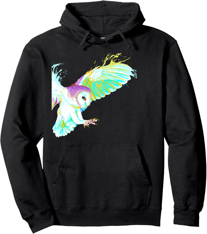 Splash Eule Pullover Hoodie