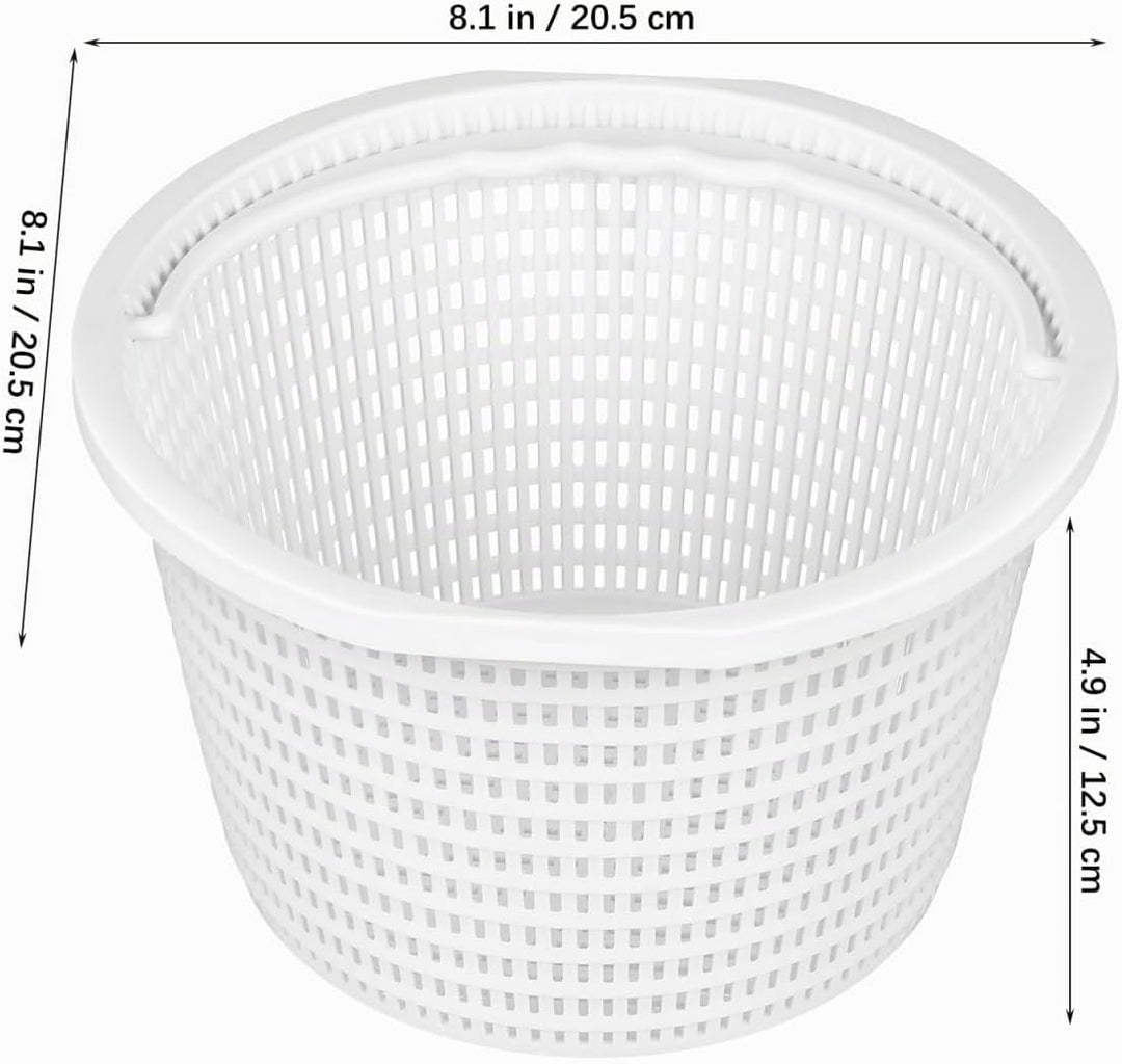 Abaodam Skimmerkorb Pool Skimmerkorb 20cm aus ABS für Schwimmbecken mit Griff Wiederverwendbarer Fil