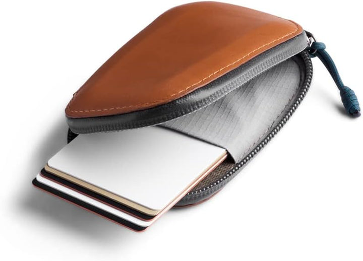 Bellroy All-Conditions Card Pocket, Leder , Wasserfest, Wasserbeständig- Bronze, Bronze