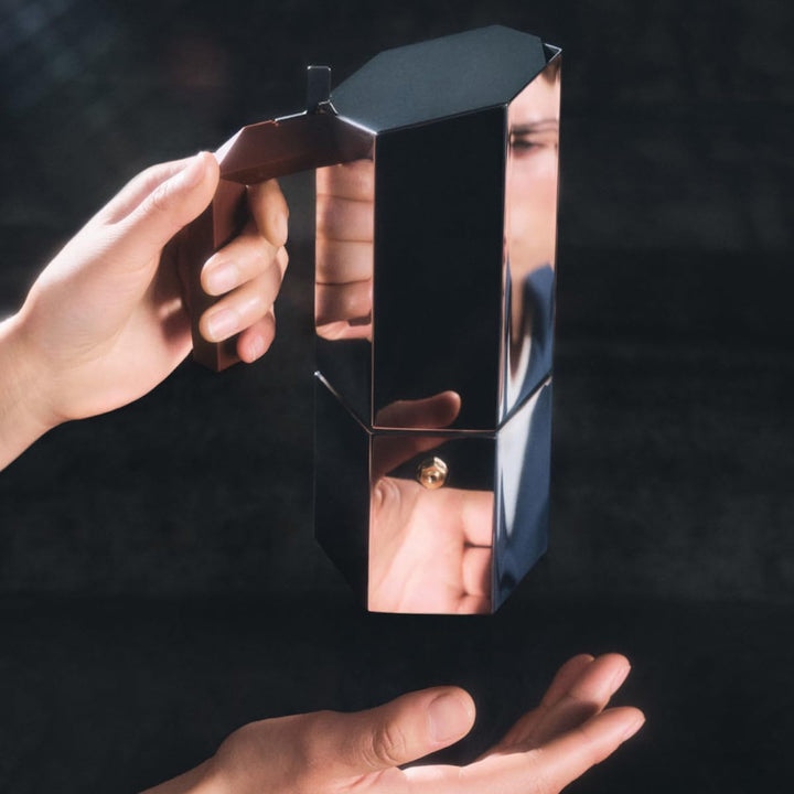 Alessi Espressokocher MENHIR, 6 Tassen