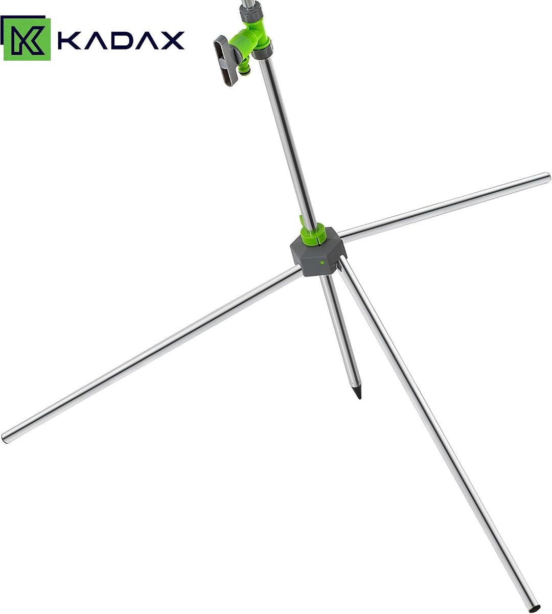 KADAX Gartendusche mit Verstellbarer Höhe, Aussendusche mit 1/2 Zoll Anschluss für Gartenschlauch, C