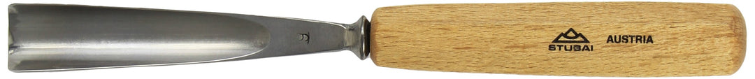 Stubai Stechbeitel Serie 55 - Form 9 : Gerades Hohleisen 25mm - 550925, 25mm