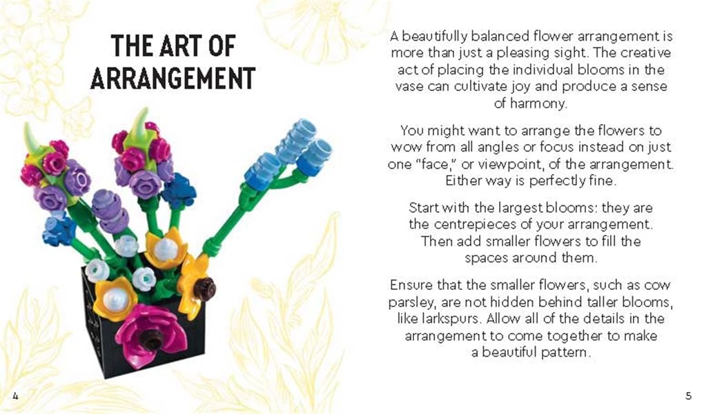 LEGO® Botanicals™: Tiny Wildflower Bouquet, Gebundenes Buch