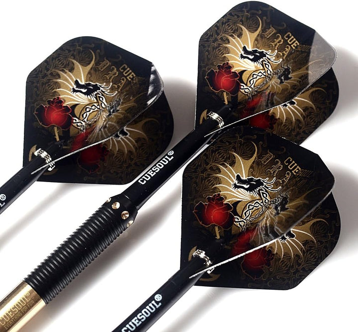 CUESOUL Dragon Deluxe Messing Steel Dartpfeile, 21 Gramm F2303 21 Grams, F2303 21 Grams