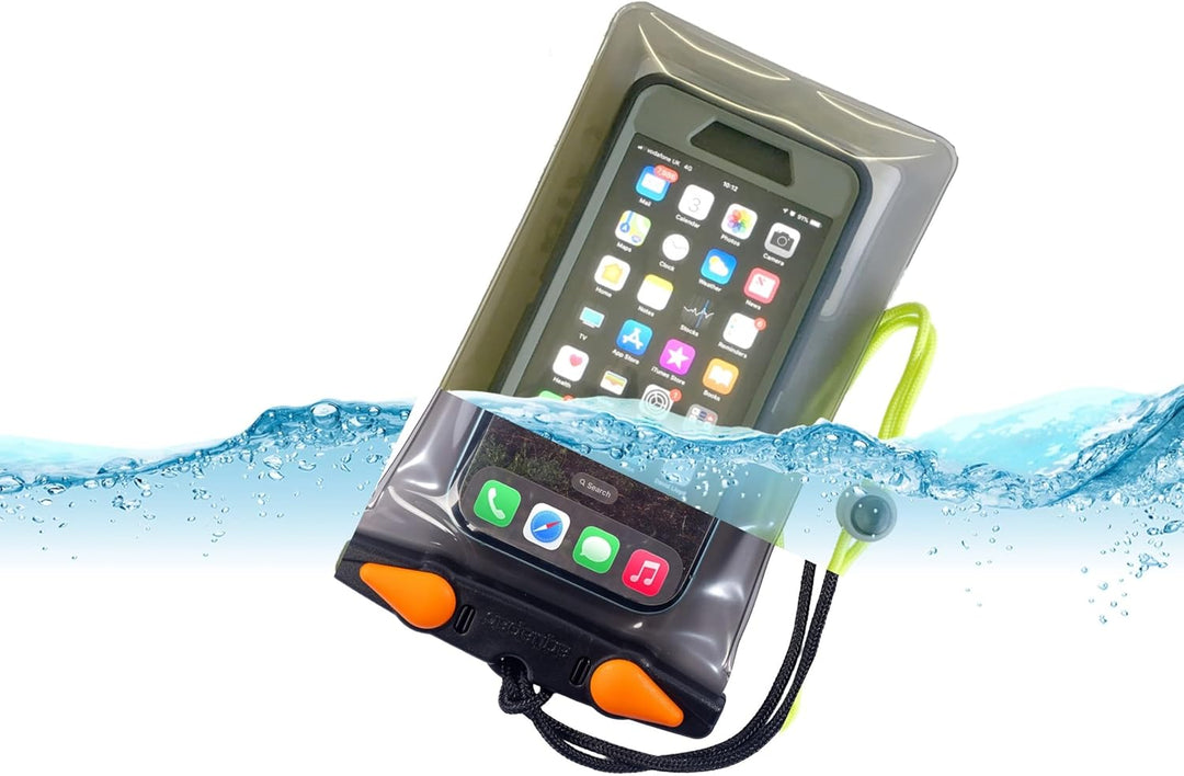 Aquapac wasserdichte Handyhülle 369 (PlusPlus, Schwarz) PlusPlus Schwarz, PlusPlus Schwarz