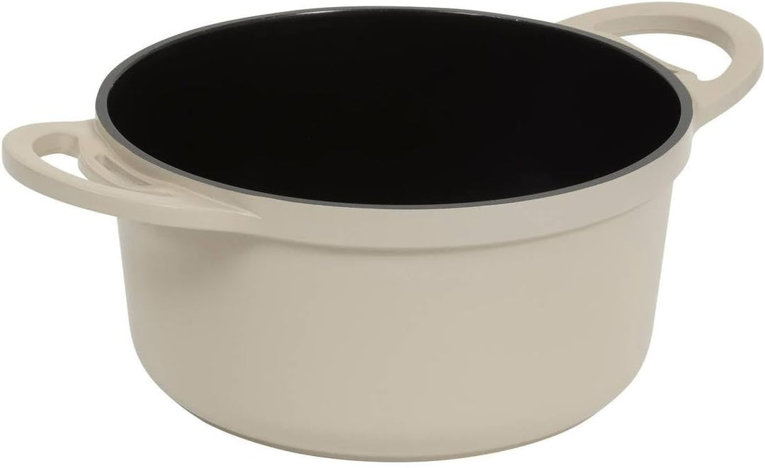 5five - cocotte aluro aluminium beige d24cm