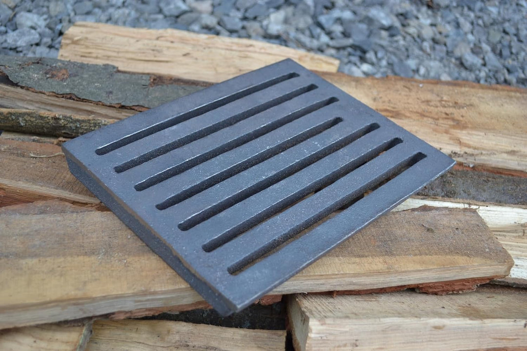 SEZAM 24 x 18,8 cm Gussrost Ofenrost Ascherost Gussrost verschiedene Durchmesser, Kaminrost passend