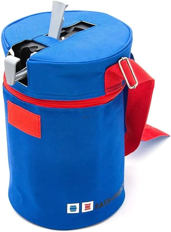 Mobile Kühlhaltetasche für 5 Liter Partyfass zum Zapfen für Partyfässer mit integrierter Kohlensäure