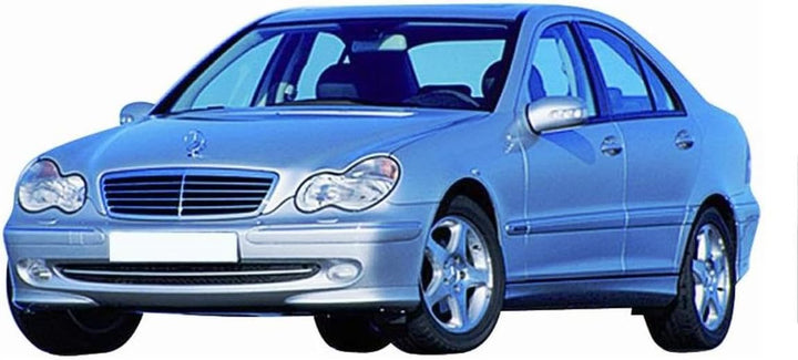 Nebelscheinwerfer für Mercedes C-Klasse W203 von 2000 bis 2002 Beifahrerseite H3 mit geriffeltem Gla