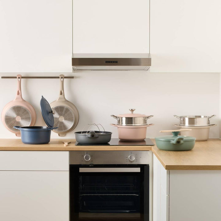 5five - cocotte aluro aluminium beige d24cm