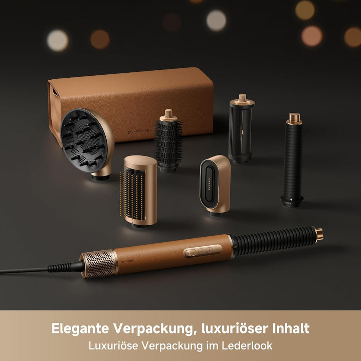dreame AirStyle Pro 2, 7-in-1-Hairstyler, Schnelltrocknend, 2 Lockenaufsätze, Volumen für das Haar,