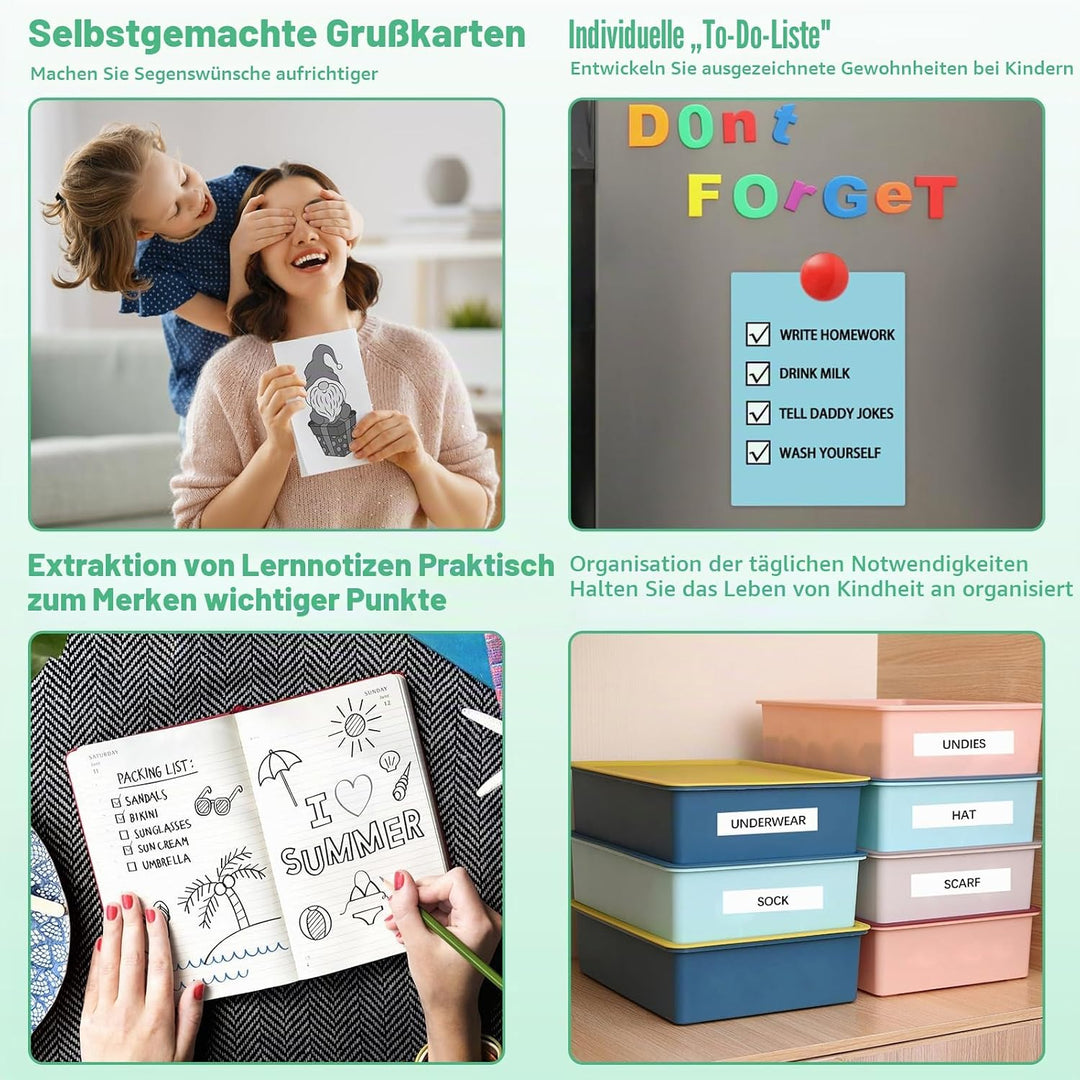 mini drucker für smartphone, fotodrucker für smartphone, mini drucker aufkleber, Bluetooth tragbarer