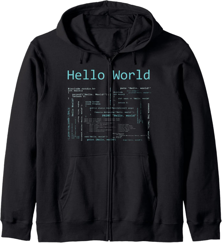 Hello World Computer Programming Languages Computer Science Kapuzenjacke