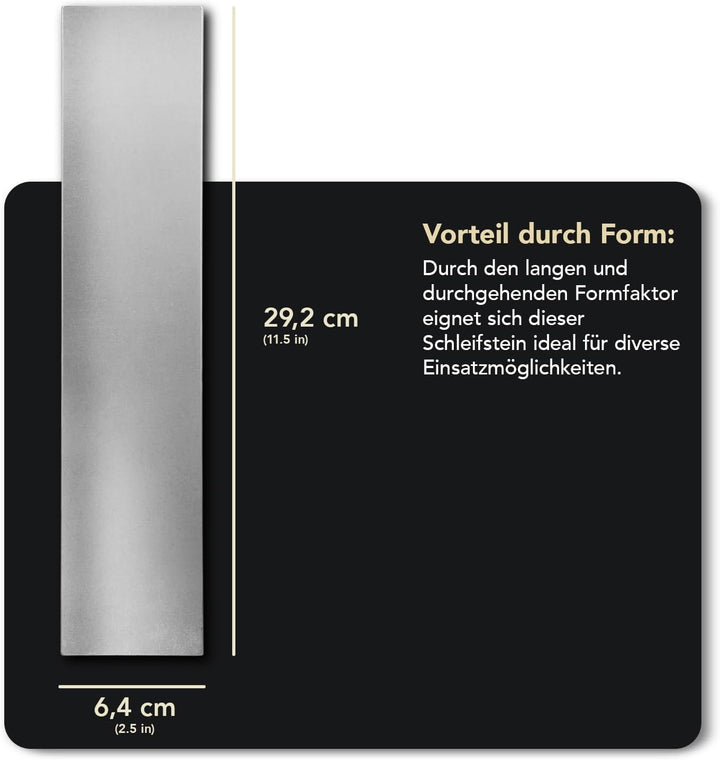 DMT Dia-Sharp Diamant-Schleifstein, fein, 29.2 cm / 11.5 Zoll, 1 Stück, D11F