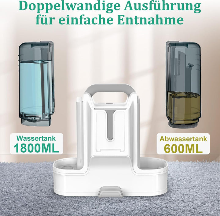Waschsauger Polsterreiniger Gerät,Teppichreiniger,Geeignet für Sofas,Teppiche,Polstermöbel,Treppen,A