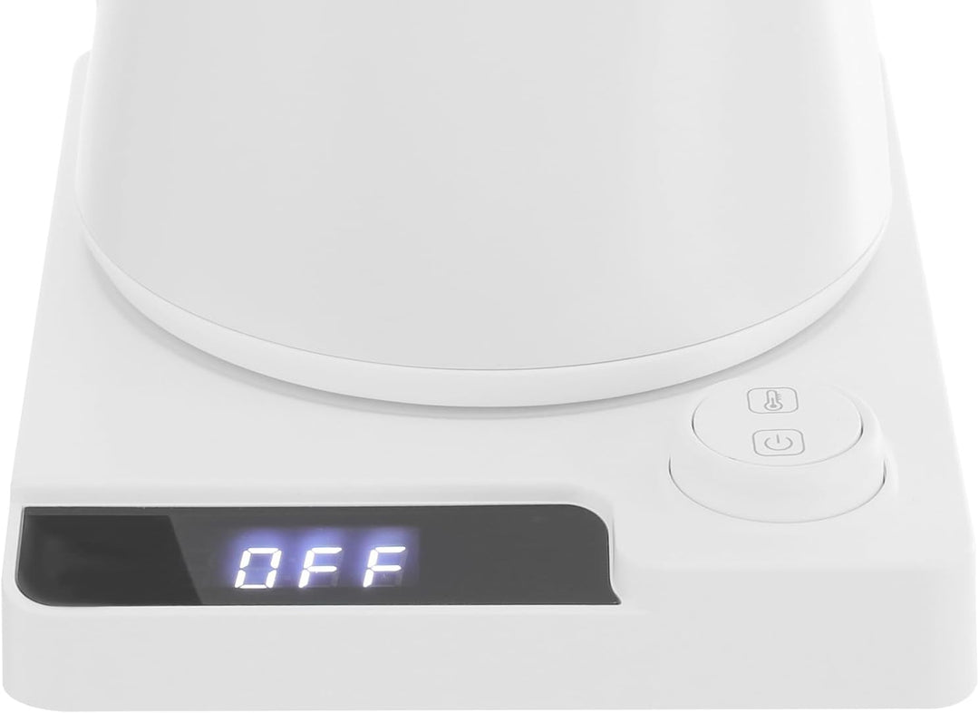 Wasserkocher 1200W 1L LED, Heisswasserbereiter 40-100°C Timer