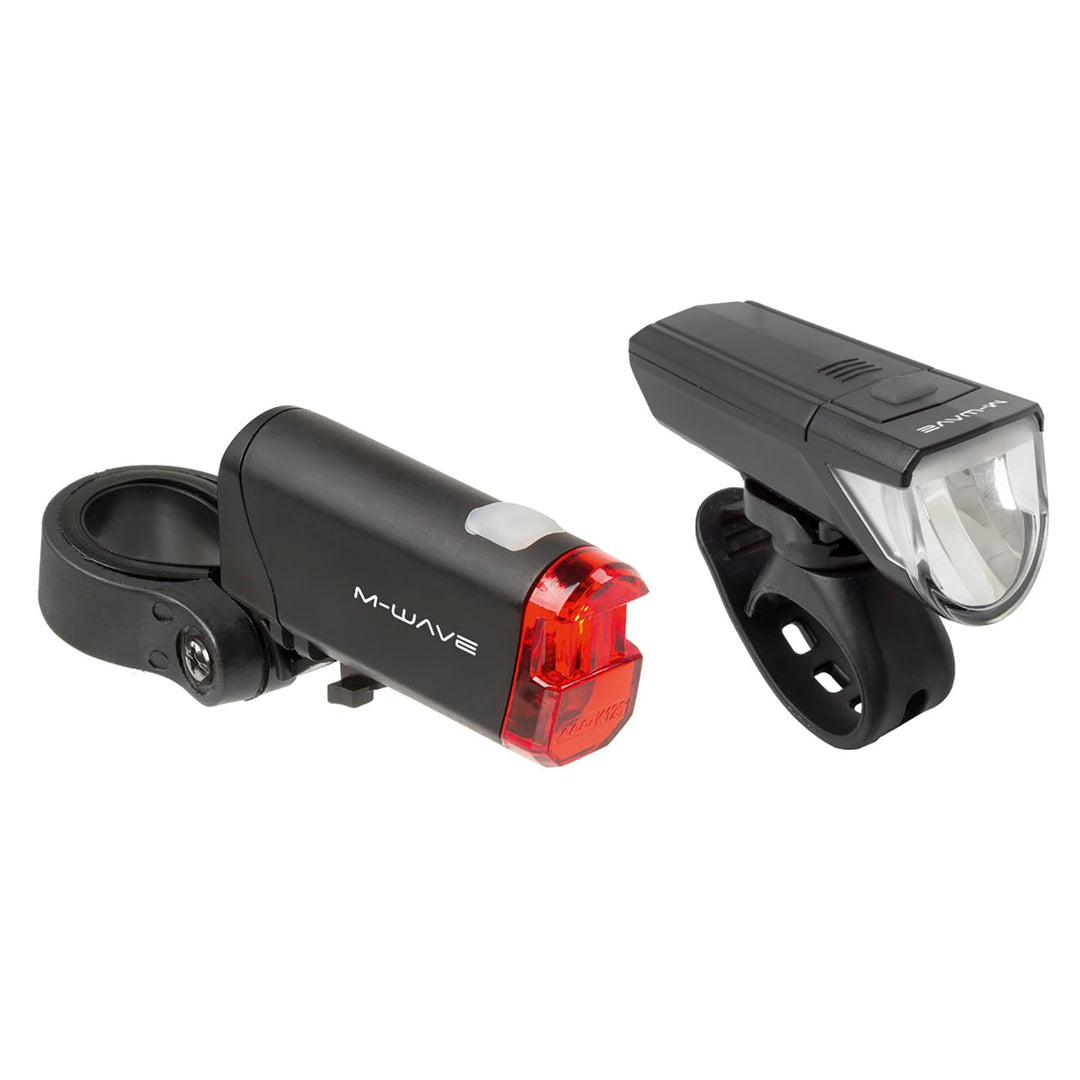 Fahrrad Lampenset, LED, 30/15 Lux, StVZO, Atlas K51 von M-WAVE