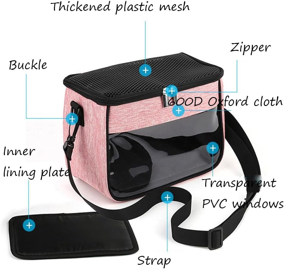 FUNAT Träger für Meerschweinchen, Meerschweinchen Pouch Hamster Tragetasche, Atmungsaktive Handtasch