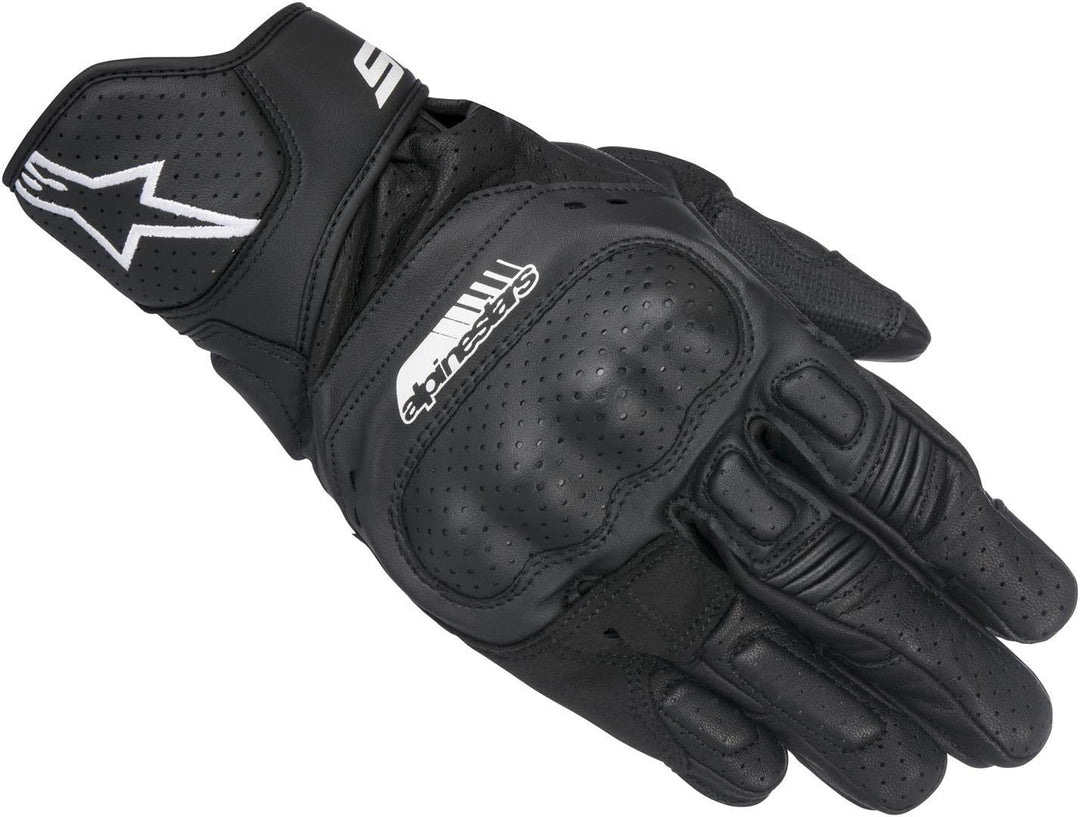 Alpinestars Handschuhe SP-5 Leder Motorrad Sporthandschuh schwarz GröÃŸe L / 9
