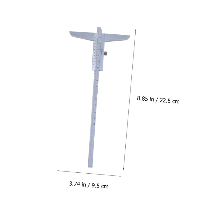 Tiefenmessschieber 0–150mm aus Legierung mit Box, Silber