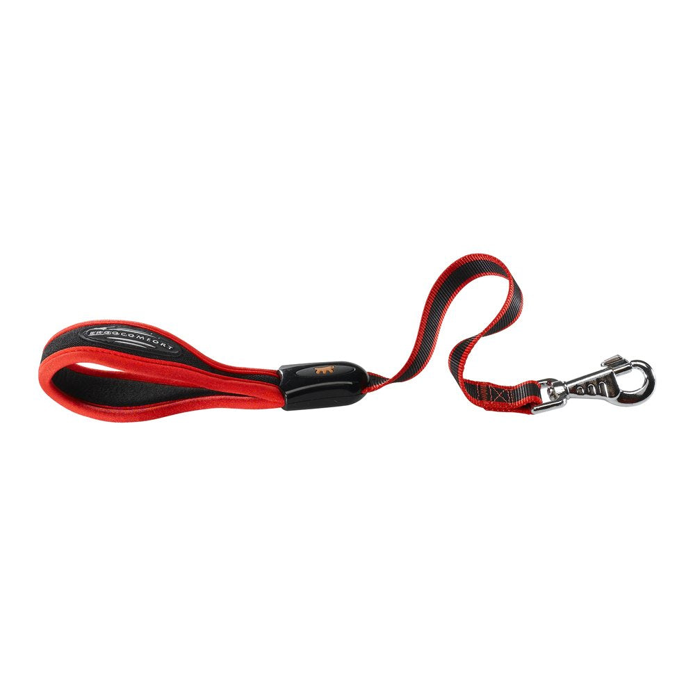 Ferplast ERGOCOMFORT Kurze Hundeleine aus Nylon, ergonomischer Griff, weiche Polsterung, Länge 55 cm