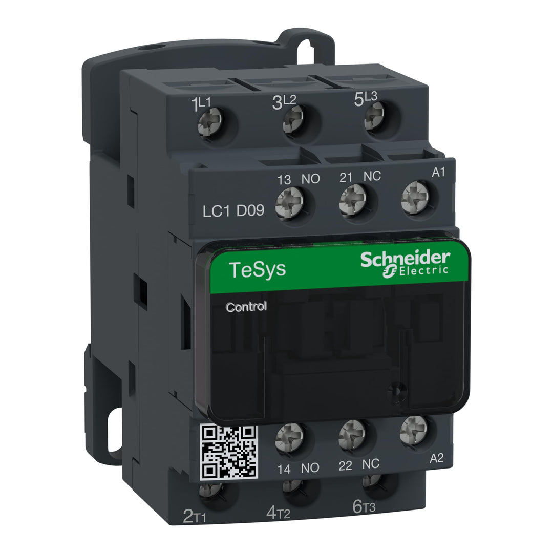 Schneider Electric TeSys D - AC Schütz LC1D09V7, 400 V AC, 50/60 Hz, 3-polig, 3 NO, 9 A, feste und D