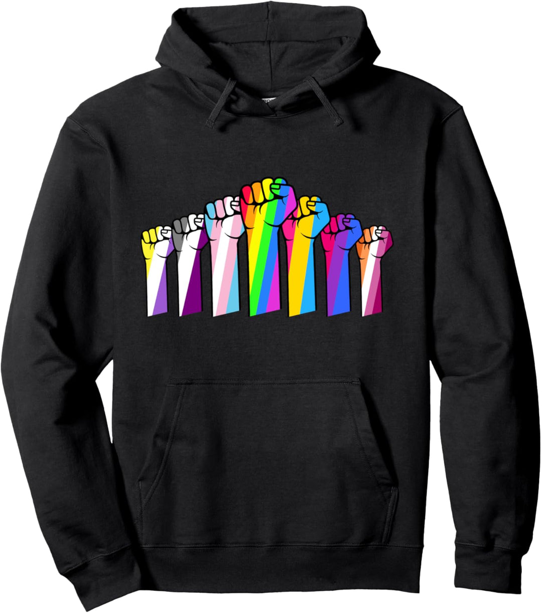 Queerer Regenbogen CSD LGBT Pullover Hoodie