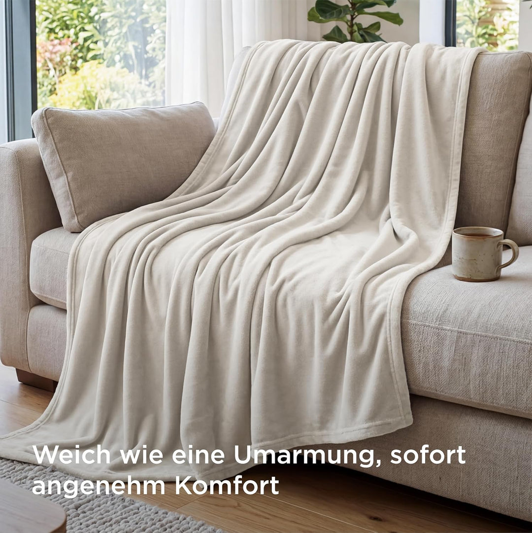 BEDSURE Kuscheldecke Flauschig Decke Fleecedecke - Wohndecke Warm Winter Weich, Sofadecke XL, Gesche