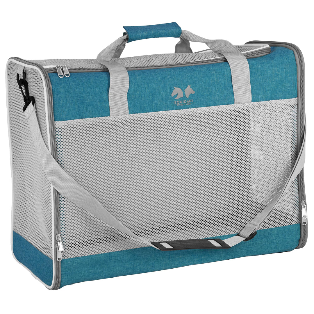 EQUICANI Travel1- Hundereisetasche (blau)/ Pet Carrier