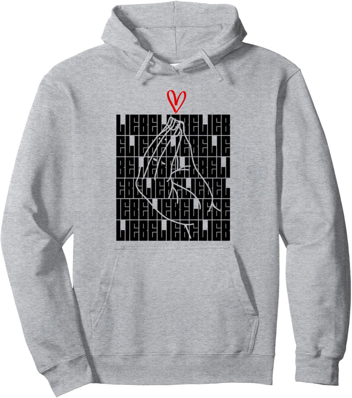 Ficko Love Herz Handzeichen italienische Geste Pullover Hoodie
