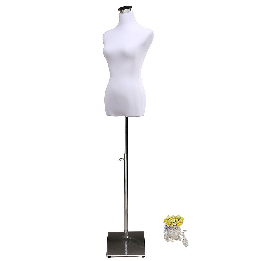 Schneiderpuppe Damenbüste Büste Torso Gr.32-36 | LW6036W Weiss, Weiss