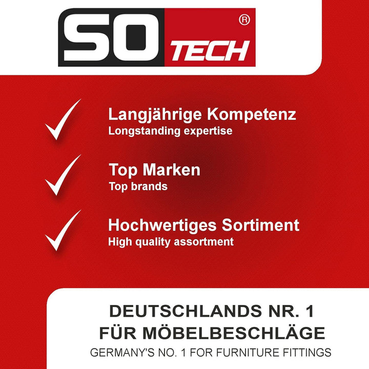 1 Paar SOTECH Schwerlastauszüge VarioSlide KV2-200-H76-L950-EH 965,2 mm mit Lock-in/out Einrastfunkt