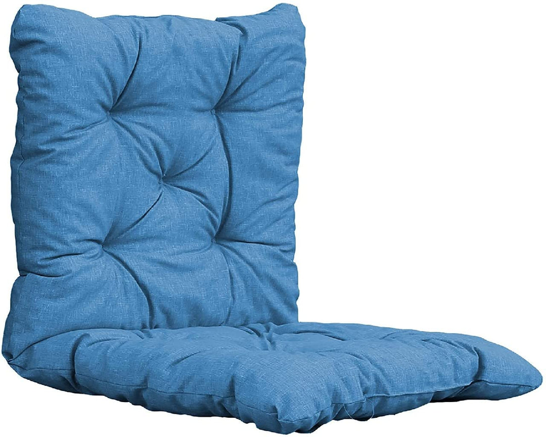 Ambientehome 2er Set Sitzkissen Auflage Sitzpolster 98x50x8 cm türkis, 50 Prozent Baumwolle, 50 Proz