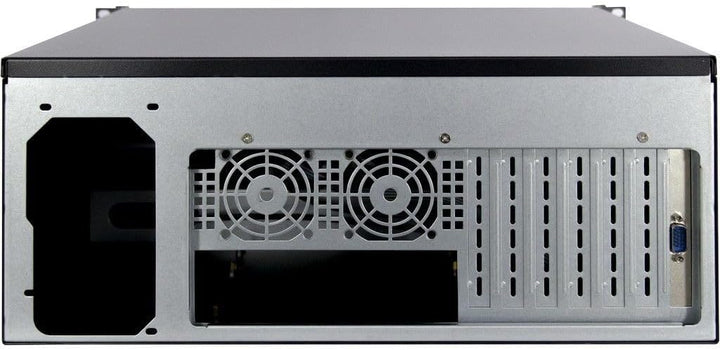 Inter-Tech 4U-4452-TFT Server-Gehäuse, schwarz, mit TFT Bildschirm und, 88887287