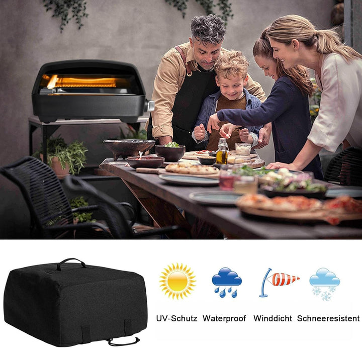 Pizzaofen Abdeckung für BURNHARD Tony Gas-Pizzaofen, 600D Oxford-Stoff Abdeckung, UV-beständige Wass
