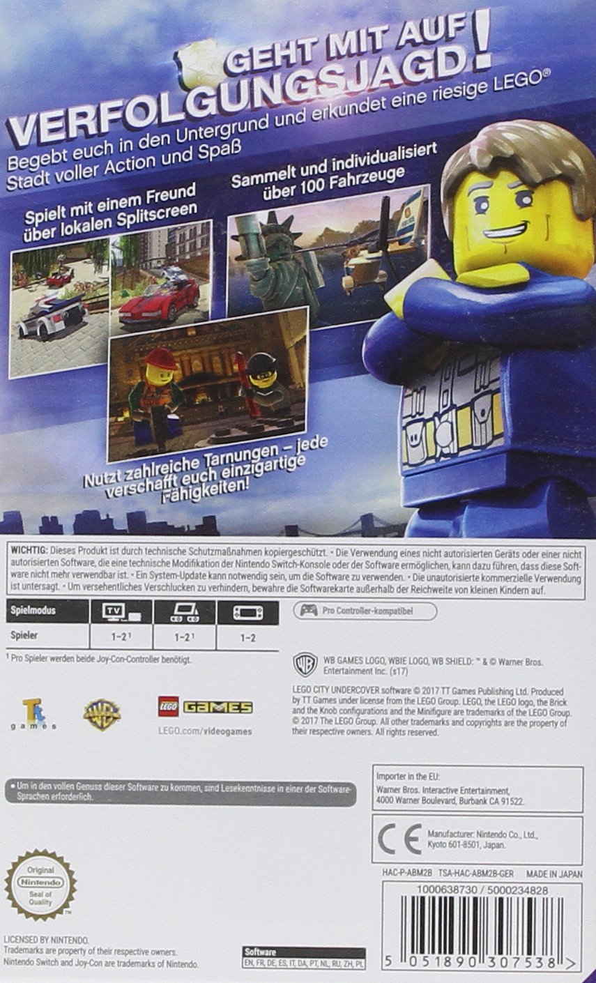 Lego City Undercover [Nintendo Switch], Verpackung kann variieren, Nintendo Switch