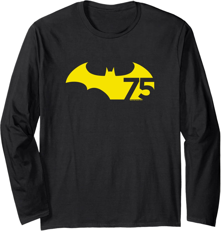 Batman 75 Logo Langarmshirt